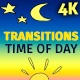 2D Cartoon Transitions Time Of Day - VideoHive Item for Sale