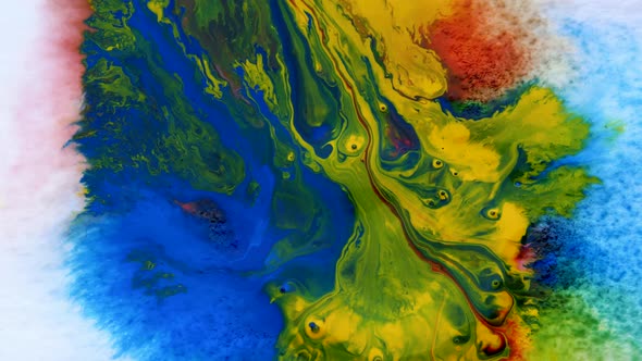 Abstract Colorful Paint Ink Liquid Explode Diffusion Psychedelic Blast Movement alt