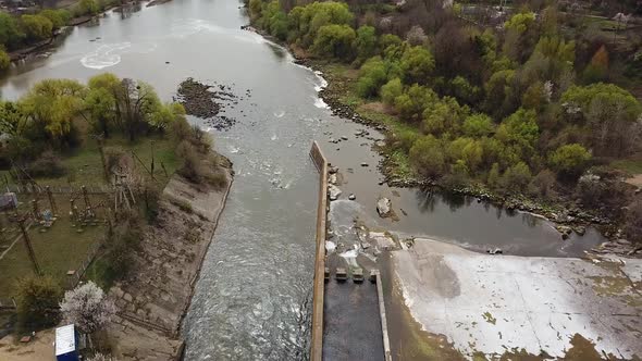 Landscape of Suburban From the Bird's Eye View alt