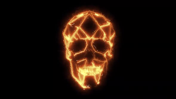 Fiery Skull
