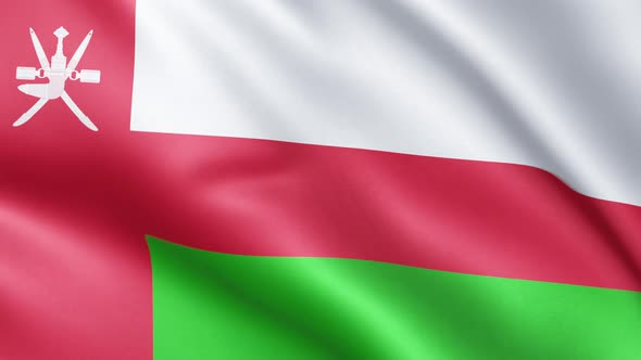 Omani flag | Flag of Oman | UHD | 60fps alt
