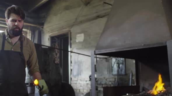 Blacksmith Working in Smithy alt