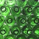 Empty green beer bottles, the top view ,Dolly shot, - VideoHive Item for Sale