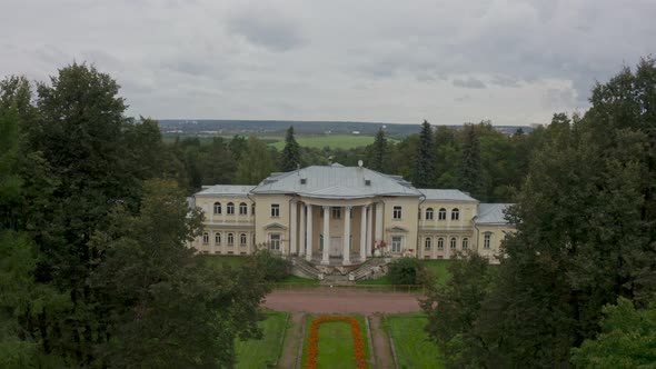 The Old Russian Estate is Located in a Picturesque Beautiful Place