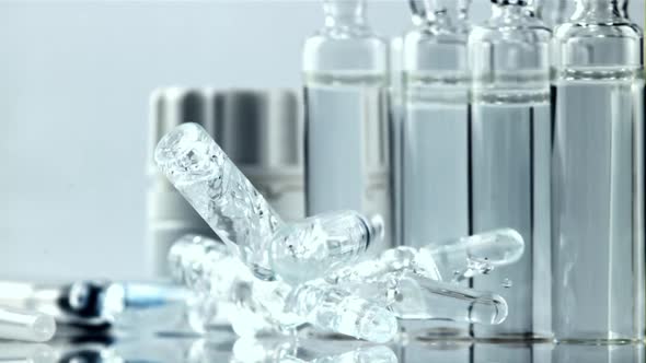 Ampoules Fall on the Table alt