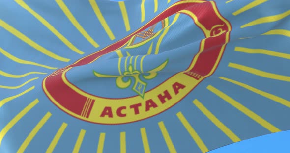 Nur Sultan Flag, Kazakhstan alt