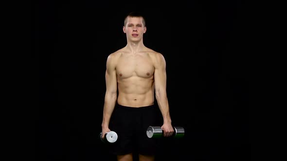 Man in the Front with the Iron Weights. Black alt