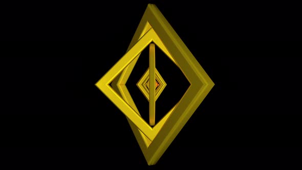 Perpetual motion of abstract geometric figures alt