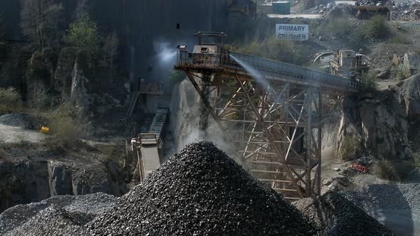 Ore Processing Plant Piling Rocks alt