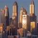 Dubai Marina Towers During Sunset Aerial Timelapse United Arab Emirates - VideoHive Item for Sale