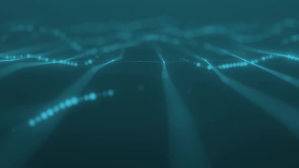 Abstract Wavey form lines and light alt