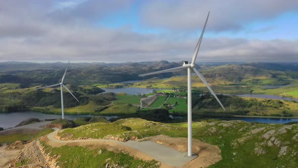 Windmills for Electric Power Production Norway alt