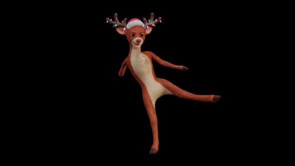 Christmas Deer Dancing 02
