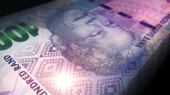 South Africa Rand money counting seamless loop alt