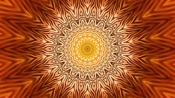 Gold Mandala Abstract Background