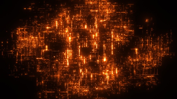 Orange Explosion of Data