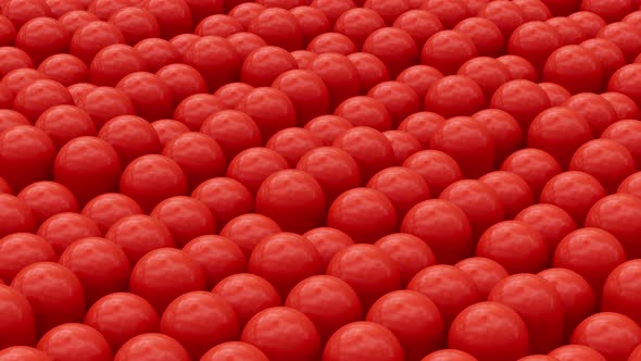 3D Red Capsules Animation Background