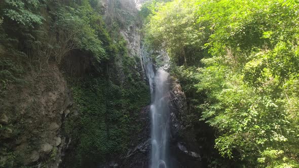 Beautiful Tropical Waterfall alt