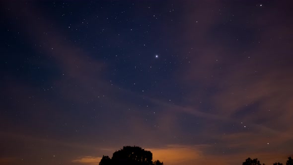 Night Sky Time Lapse.