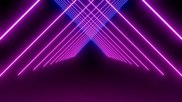 Neon abstract futuristic background