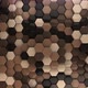 Hexagon Background Coffee (glossy) - 4K - VideoHive Item for Sale