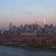 Aerial Manhattan at sunrise - VideoHive Item for Sale