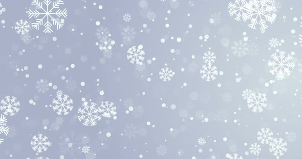 Christmas Snowflakes Background