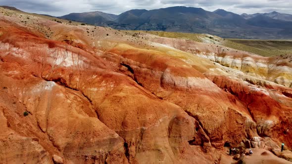 red mountains similar to mars