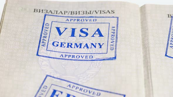 Put a Stamp in the Passport: Germany Visa, Canceled alt