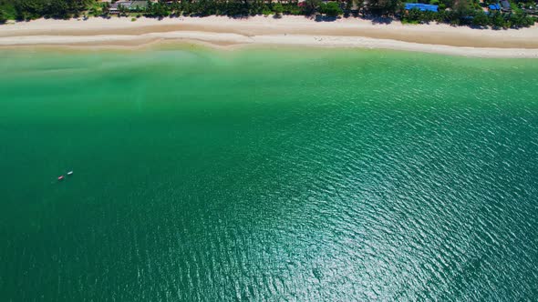 Drones are flying over beautiful beaches and seas alt
