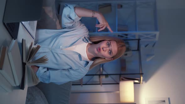 Think Idea Inspired Woman Study Research Puzzled alt