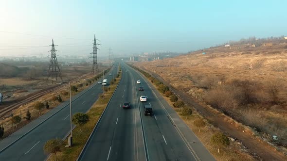 Highway In Yerevan