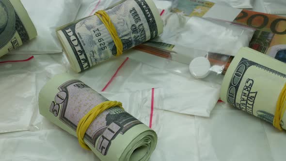 Dirty Money Profits From The Sale Of Cocaine And Narcotic Tablets alt