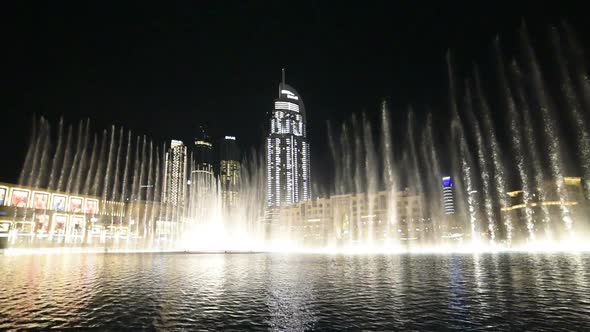 Dubai Fountain at Night