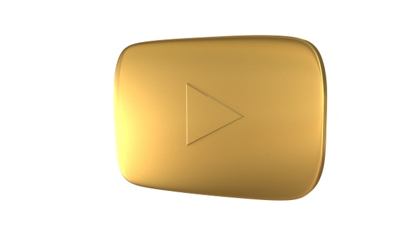 Youtube Gold Button Motion Graphics Videohive