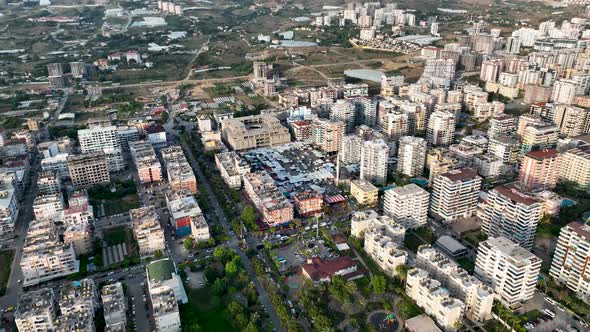 Mahmutlar Aerial view 4 K Turkey Alanya alt