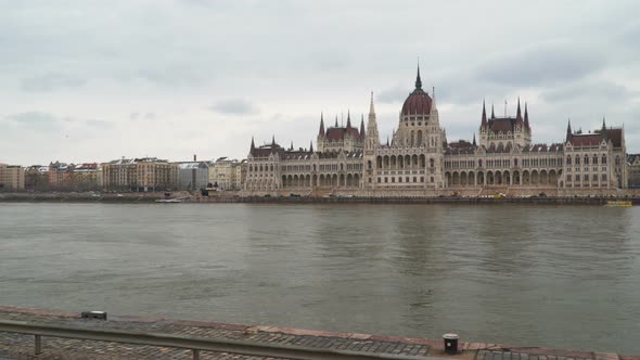 The Hungarian Parliament on the Banks of the Danube