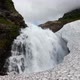 High Cascade Waterfall Falling in Snowball - VideoHive Item for Sale