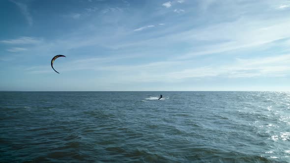 Kitesurfing In Ocean