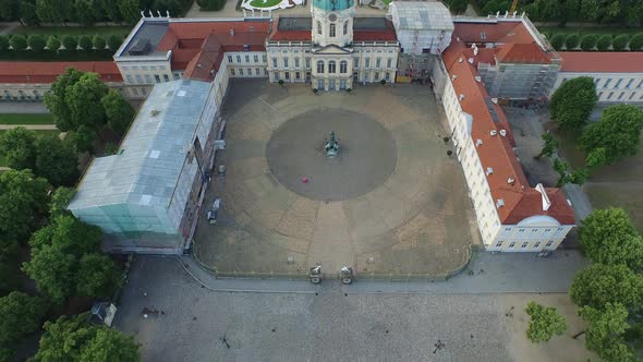 Aerial view of Charlottenburg Palace