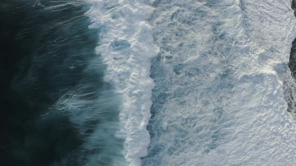 Aerial view of Grande Anse beach at sunset, Petite Ile, Reunion. alt