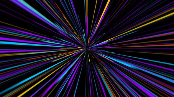 Colorful neon Speed light trail background