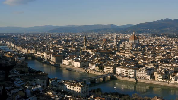 Cityscape of Florence Before Sunset alt
