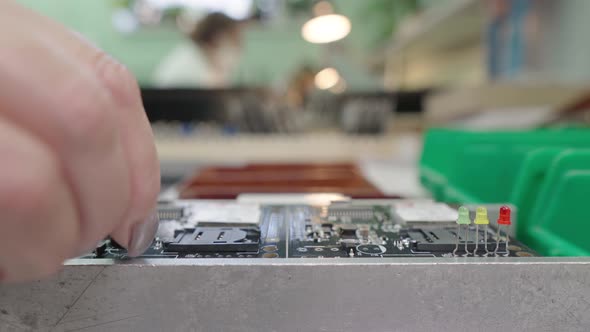 Placement of Components on the Soldering Board