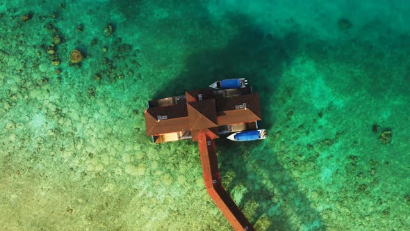 Zooming out view of the jetty in Perhentian Islands