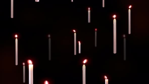 Flying Candles (4K)