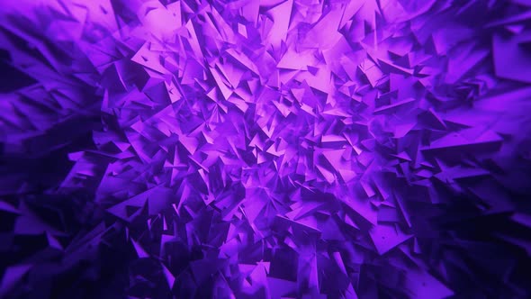 Purple Polygonal Geometric Abstract Background