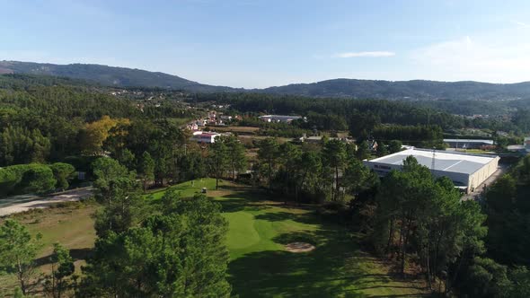 Fly Above Green Golf Course alt