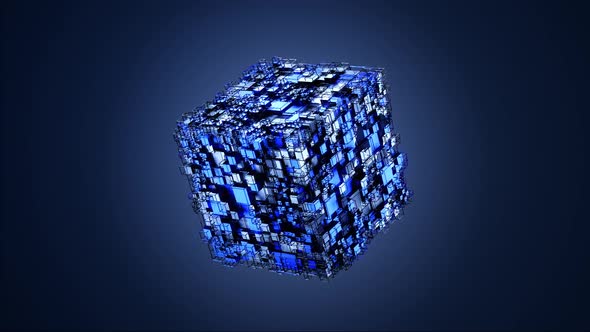 HD Abstract geometric shapes loop animation. Modern background, seamless motion design alt