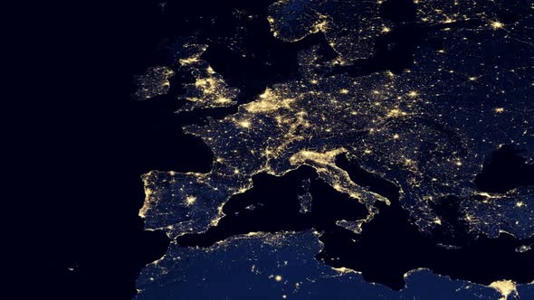 Europe at Night